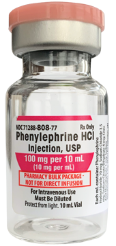 Phenylephrine Hydrochloride Injection, USP 100 mg per 10 mL